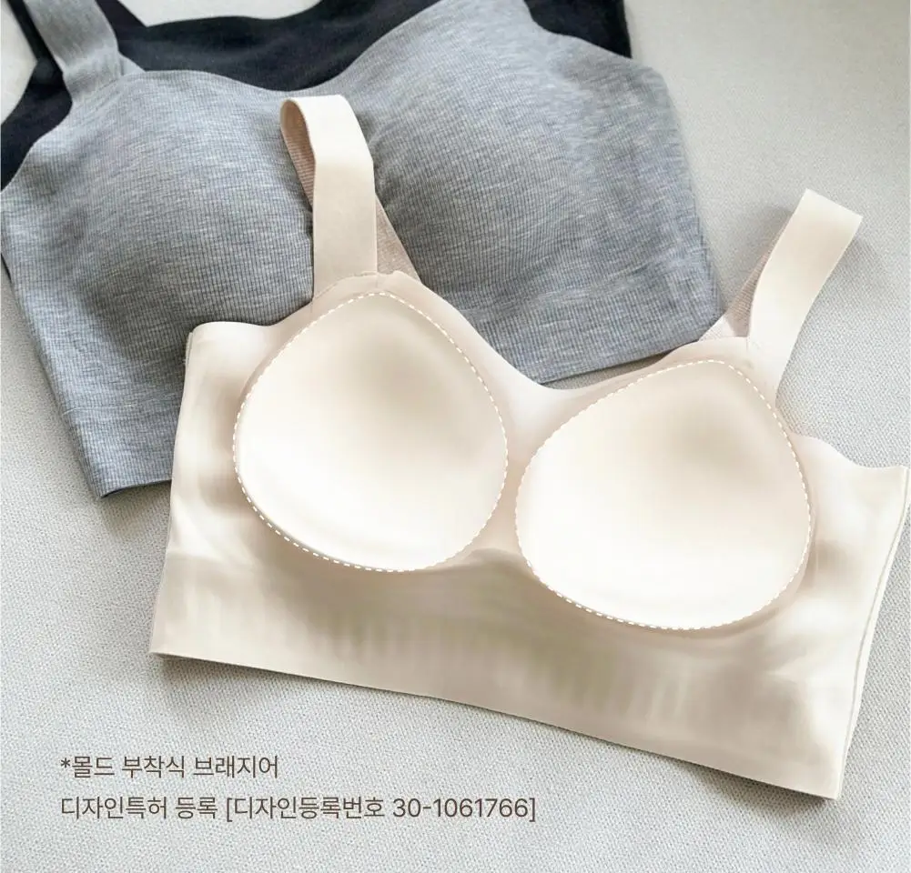 [손예진PICK] 감탄브라 멜란지 골지 런닝형 브라 단품 상세페이지 35